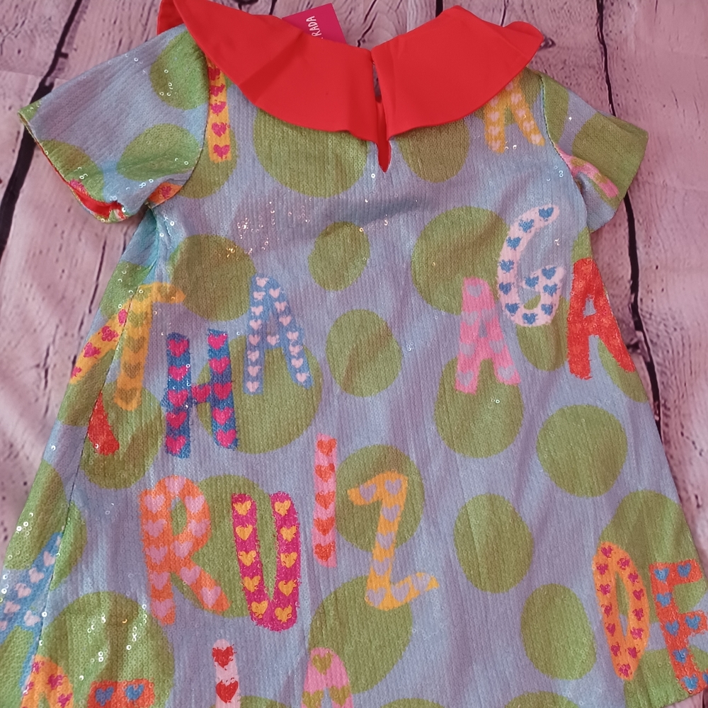 Colorful sequin dress